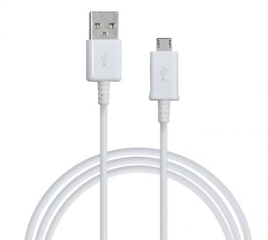 Samsung Micro USB data cable - charge and sync - ECB-DU4AWE - White Samsung Micro USB data cable - charge and sync - ECB-DU4AWE - White